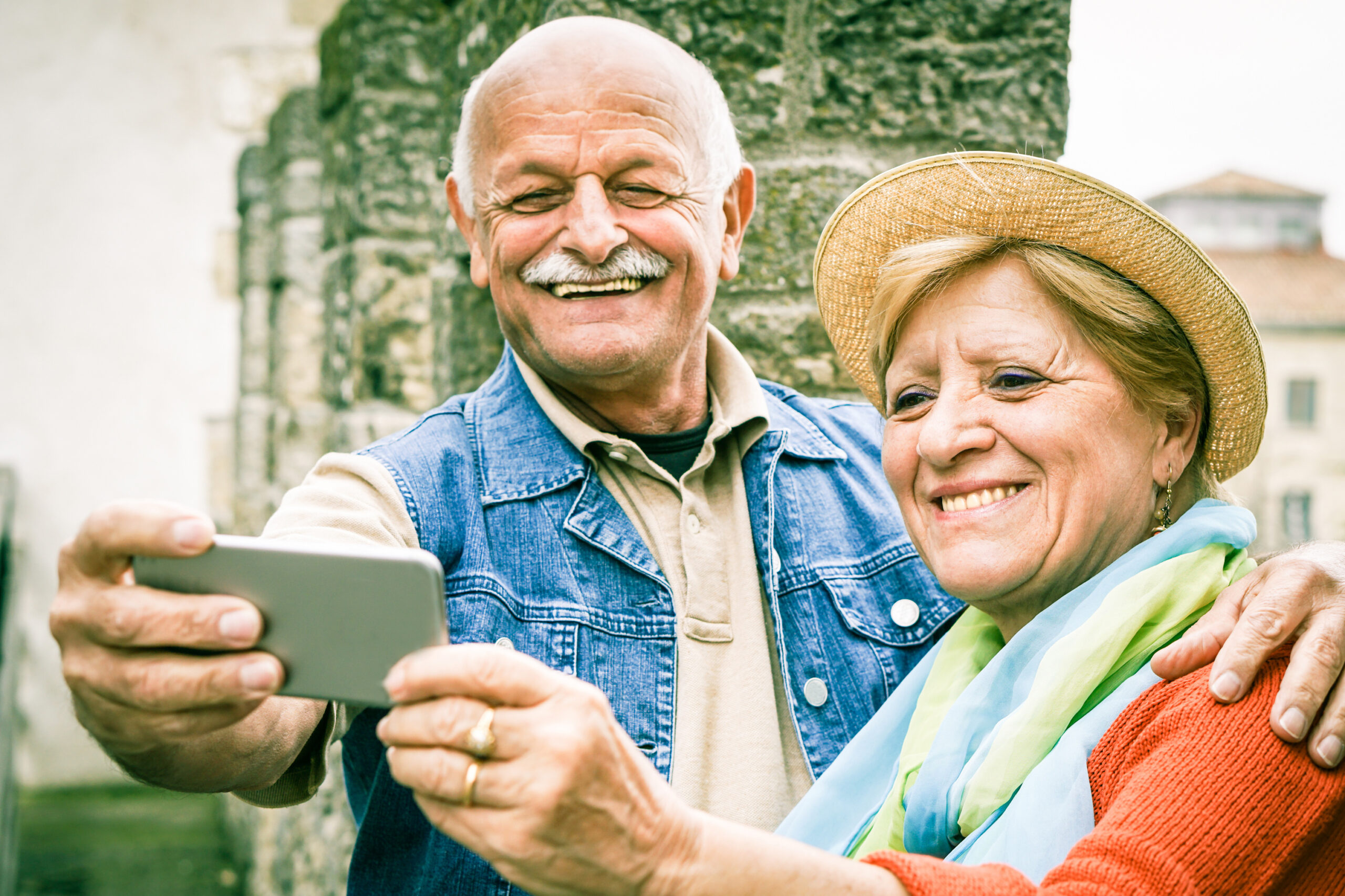 Elderly couple